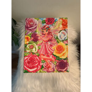 Lisa Frank “Rosa Fairy” Portfolio Folder - Colorful Floral Stationery